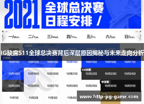 IG缺席S11全球总决赛背后深层原因揭秘与未来走向分析